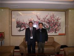 許寶平董事長和中將曹華川合影